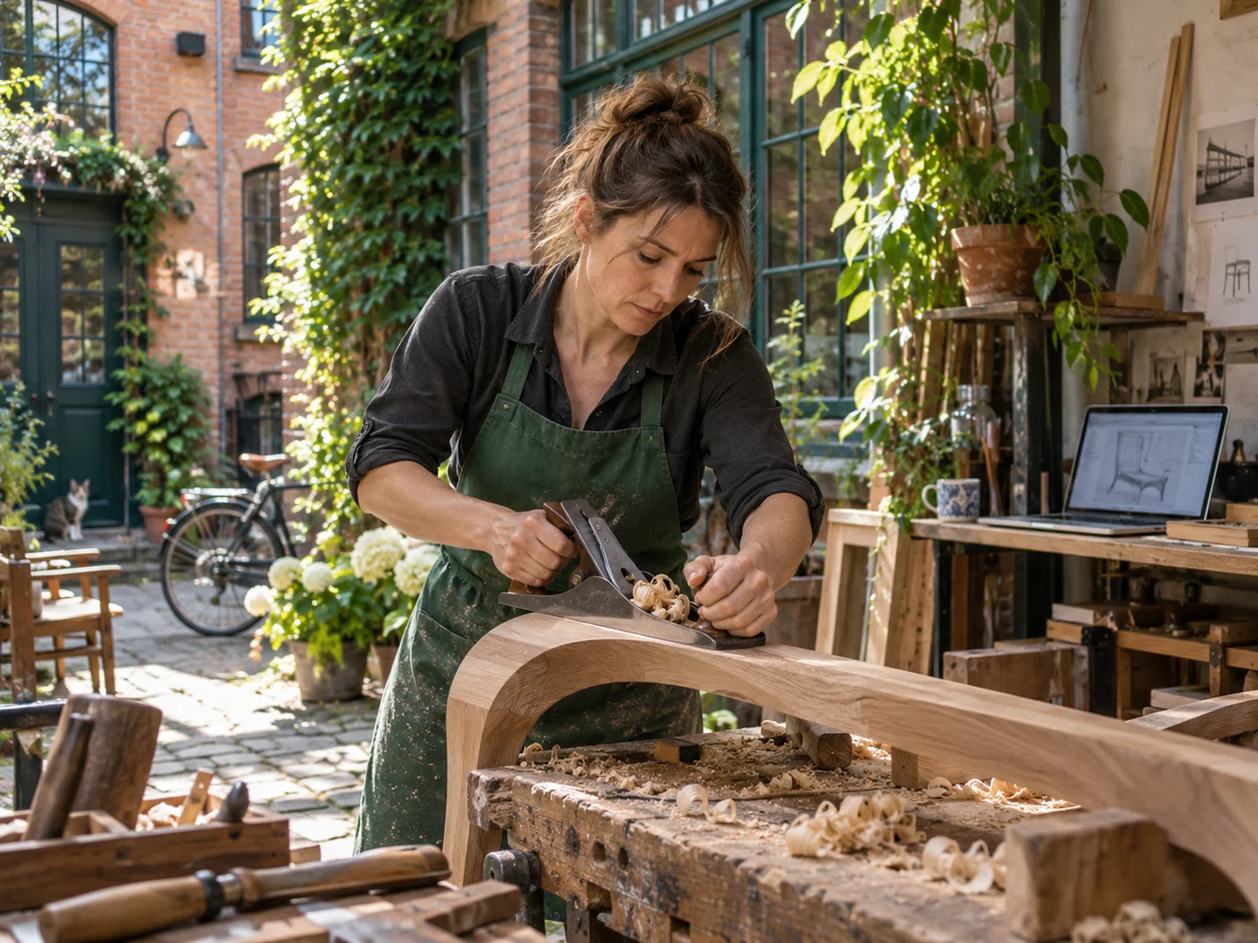 Handwerk mit Zeit für die eigentliche Arbeit.